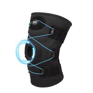 Genouillère en néoprène avec bouton rotatif réglable pour le soutien du genou lors du tennis, du football, du baseball, de la course à pied, de l'entraînement, OEM, ODM, vente en gros personnalisée - Product Image 1