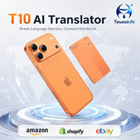 Traductor de Audio Inteligente T10, 146 Idiomas, Ultrafino de 3,3 mm, ChatGPT 4.5, NFC, Tarjeta de Visita, Interpretación Simultánea Profesional