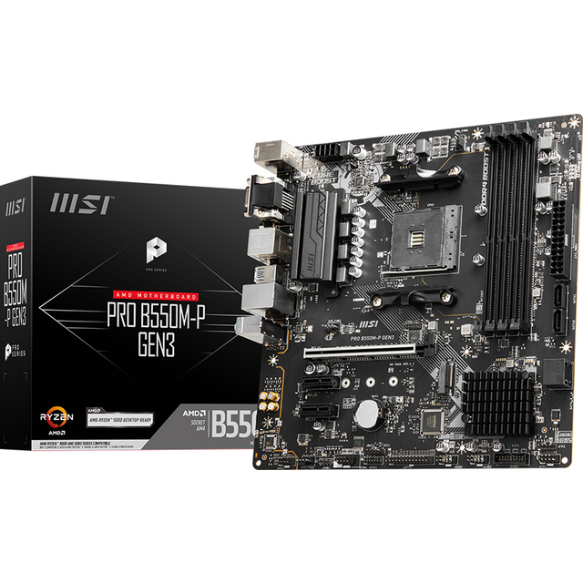 MSI B450M-A PRO MAX Computer Motherboard Supports 5600G/5700G CPU (AMD B450/Socket AM4)