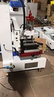 Máquina de impresión semiautomática de pantalla plana de PVC/PET/PC, sistema de pantalla plana de papel de escritorio