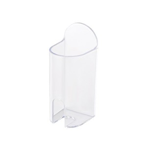 Soporte para cepillo de dientes eléctrico, montado en la pared, sin taladro, transparente, blanco, duradero, organizador rectangular para baño, para adultos y niños - Product Image 5