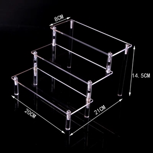 Handmade Acrylic có thể tháo rời mô hình hiển thị đứng trong suốt nhiều lớp thang Mù hộp bước đứng bao bì carton - Product Image 6
