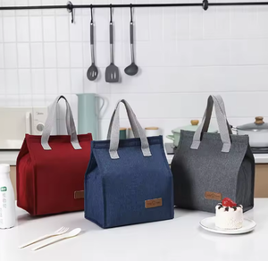 Sac isotherme pour le déjeuner, sac fourre-tout thermique pour adultes, sac à lunch simple et tendance, isolé pour le travail - Product Image 3