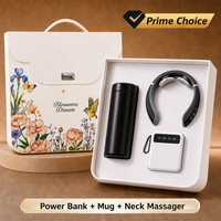 Coffret Cadeau Exécutif : Mug à Café, Masseur Cervical, Batterie Externe – Logo Personnalisé, Vente en Gros, Cadeau Client, OEM, Livraison Rapide, Assurance Commerciale
