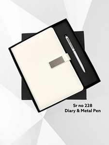 Coffret Cadeau A5 : Carnet en PU avec Couverture Rigide Imprimée UV (100 Pages) et Stylo Métallique – Idéal pour le Bureau, les Réunions d'Affaires, les Cadeaux d'Entreprise et l'Usage Quotidien - Product Image 4