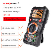 Habotest HT118D Digital Multimeter High Precision Bandwidth True RMS Measurement Analog Multimetro