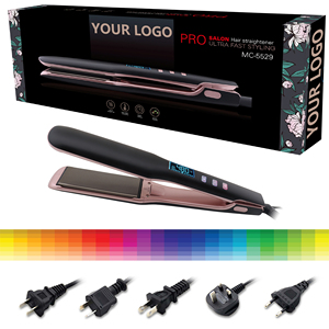 Plancha <span class=keywords><strong>de</strong></span> Pelo Profesional MAC en Oferta, Personalizable, <span class=keywords><strong>con</strong></span> <span class=keywords><strong>Placas</strong></span> <span class=keywords><strong>de</strong></span> <span class=keywords><strong>Titanio</strong></span> <span class=keywords><strong>de</strong></span> 480 Grados para Peinar el Cabello - Product Image 4