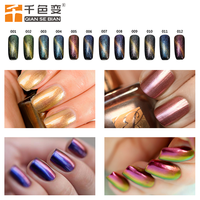 Poudre de couleurs mixtes, Pigment chromé, Duochrome, pour cage à ongles, marqueur, film de fenêtre, pochette en cuir, bijoux