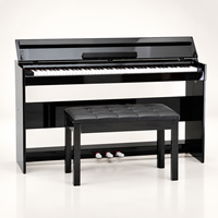 Piano numérique électrique 88 touches haute performance avec interface MIDI, 3 pédales, 800 sons et 128 rythmes