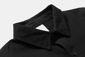 <span class=keywords><strong>Camicia</strong></span> di <span class=keywords><strong>velluto</strong></span> a <span class=keywords><strong>coste</strong></span> in cotone over Size con Logo personalizzato da <span class=keywords><strong>uomo</strong></span> con orlo rotondo stile semplice Smart Casual Anti-rughe per la primavera - Product Image 4