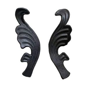 Belle foglie in ferro battuto in acciaio - Product Image 3