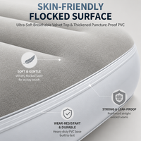 Matelas gonflable pliable pour enfants 82 cm en PVC floqué épaissi pour voiture, train à grande vitesse et avion