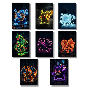 YZ Scatole Cieche <span class=keywords><strong>di</strong></span> Alta Qualità Eif Baby <span class=keywords><strong>Pikachu</strong></span> Eevee Gengar Pokemoned Wandering Gallery Pannello Artistico in Acrilico Booster Box Gioco da Tavolo - Product Image 2
