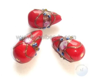 Blue Decorative Loose Crystal Lampwork Glass <b>Beads</b> 12x16mm Drops High Quality for DIY Fashion Jewelry <b>Curtain</b> Making Accessories - Product Image 6