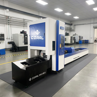 CORAL CRL-6012QG-A 3000W Máquina de Corte Láser de Fibra CNC Automática Directa de Fábrica para Procesamiento de Tubos Metálicos Redondos y Cuadrados