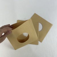 Sobres de Papel Personalizados, Sobres de Papel Kraft Marrón, Embalaje Personalizado para CD, Caja de Envío con Ventana