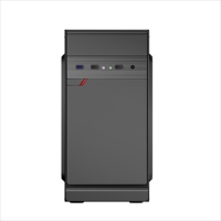 Boîtier PC Gaming Meway en Gros, Châssis de Bureau Mid-Tower, Carte Mère Micro ATX, Verre Trempé, Prix Usine en Stock
