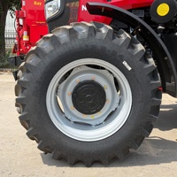 Tracteur agricole à roues HNKS NLX904 90HP, version export, haute qualité, tout-terrain, double usage rizière et terres arides, moteur diesel Yunnei