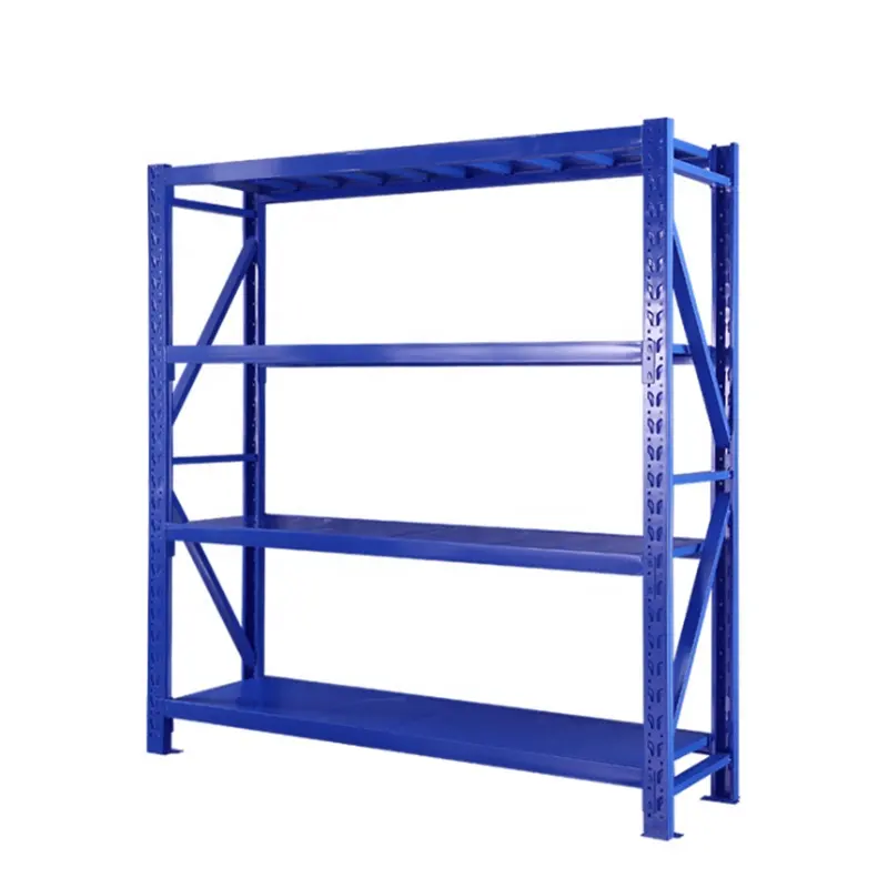 Magazzino di stoccaggio regolabile per impieghi medi da 400kg sistema di scaffalature per magazzini a scaffalature industriali magazzino e forniture per supermercati