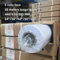 80 GSM 24 "X 150 '잉크젯 프린터 CAD 코팅되지 않은 엔지니어, 건축가를 위한 밝은 흰색 플로터 종이 롤