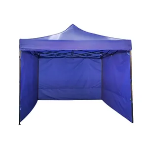 Tente imperméable extérieure Offre Spéciale de salon commercial de belvédère de fenêtre de trois côtés de tente de ventilation de couleur unie