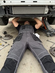 Pantalon de travail en polycoton durable pour hommes, poches amovibles, boutons en laiton, fermeture éclair <span class=keywords><strong>SBS</strong></span> - Product Image 6