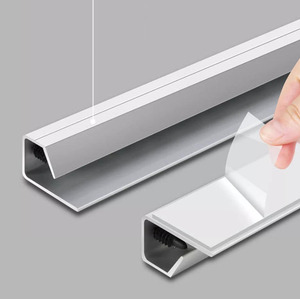 Porta Tarjetas de Pared de 20 cm, Soporte Comercial para Facturas y Cheques, Riel de Aluminio de 20 Pulgadas para Tickets - Product Image 5