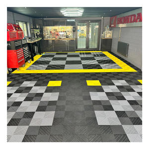 하이 퀄리티 자동차 차고 바닥 타일 1.8cm 세차장 용 두꺼운 폴리 프로필렌 모듈러 바닥 타일 - Product Image 1