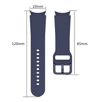 BEEFLYPOWER Officiel – 11 styles de boucles colorées en caoutchouc de silicone pour bracelets de montre Galaxy 4, 5 Pro, Watch 6 Classic pour Samsung