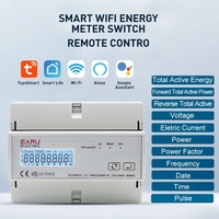 Compteur d'énergie bidirectionnel triphasé Tuya WiFi ZigBee, moniteur de consommation électrique, wattmètre, prise en charge de Modbus RTU 3*85/190V ou EA7321C-BI