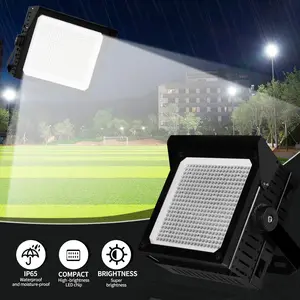 Pencahayaan sepak bola Modular luar ruangan lampu Laser stadion reflektor lampu proyektor 500W 600W lampu sorot LED stadion olahraga