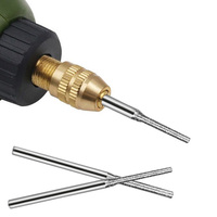 0.8-2.5mm Gravure Poinçon Aiguille Avec 2.35mm Tige Électrique Outil De Meulage Jade Sculpture Perceuse Bâton pour Jade Pierres Précieuses Agate