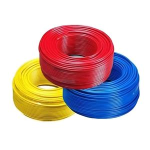 สายไฟฟ้าคุณภาพสูง Superlink/OEM ขนาด 4 มม.² ทองแดงเปลือย สายไฟสีเหลืองหุ้มฉนวน PVC รุ่น Electric Wire - Product Image 1