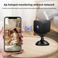 Caméra de sécurité domestique sans fil WiFi HD F1 avec détection de mouvement, vision nocturne, prise en charge de la carte TF, montable, drone