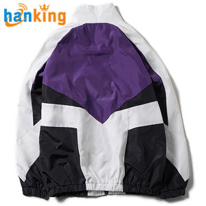 Collège Style Varsity Veste Hommes Printemps Lettre Broderie Bomber Veste Casual Rue Lâche Patchwork Zipper Manteau Femmes Couple - Product Image 5