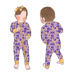 Little Glow Kid - Mono de Bambú para Bebé Recién Nacido, Manga Larga, con Etiqueta Impresa, para Niña - Product Image 5