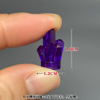 Juguete promocional Moc, bloques de construcción de partículas pequeñas, cristal mineral, piedra preciosa, decoración, juguete de plástico