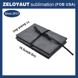 ZELOYAUT bricolage Sublimation blancs pliant PU <span class=keywords><strong>Photo</strong></span> <span class=keywords><strong>Album</strong></span> 4 pages imprimé PU cuir <span class=keywords><strong>album</strong></span> <span class=keywords><strong>photo</strong></span> pour mémoire <span class=keywords><strong>famille</strong></span> temps - Product Image 3