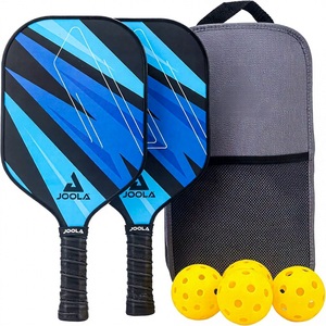 สำหรับไม้พายพิกเกิลบอล ชุด 2 ชิ้น หลายสี พื้นผิวไฟเบอร์กลาสเสริมแรง น้ำหนักเบา 950 กรัม ทนทาน เหมาะสำหรับผู้เริ่มต้น - Product Image 1