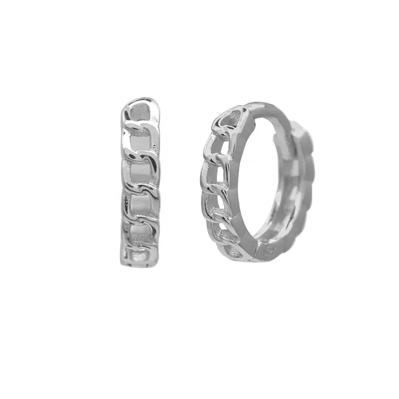 925 серьги-кольца из стерлингового серебра с золотым покрытием