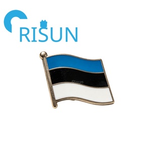 Cadeaux de voyage personnalisés « J'aime l'Estonie » : drapeau, oiseau, tissu traditionnel, souvenirs d'Estonie de Tallinn, aimant, broche, épingle, badge – Vente en gros - Product Image 2