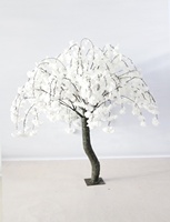 Lampu Meja Dekorasi Luar Ruangan Pohon Bonsai Bunga Sakura Shangpin untuk Pernikahan, Diskon Besar