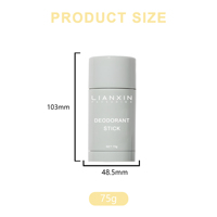 Contenant vide de 75g pour déodorant en stick, design rotatif, réutilisable, en plastique écologique et recyclable, pour crème visage et masque DIY, vente en gros