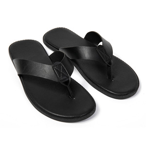 Chanclas Antideslizantes para Hombre, Diseño Abierto, Parte Superior de PU, Suela de Goma, Ligeras, para Playa y Verano - Product Image 2