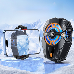 Portable haute vitesse semi-conducteur Clip ventilateur noir dos téléphone portable radiateur accessoire rapide téléphone portable accessoires - Product Image 1