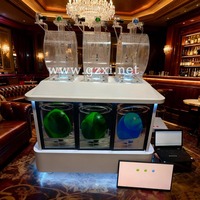 Standard 3D-Mehrzylinder-Lotterieballmaschine mit TV zur Anzeige der Lotto-Kugeln, RFID, vollautomatische Lotterie-Bingo-Maschine