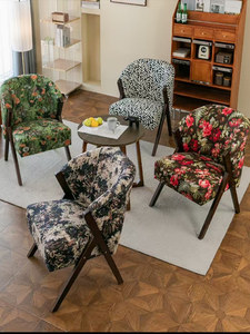 Sillón Individual de Terciopelo Nórdico, Muebles para el Hogar, Sala de Estar <span class=keywords><strong>y</strong></span> Dormitorio, Sillón Vintage, Sofá Pequeño Minimalista - Product Image 4
