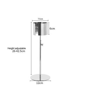 ราวแขวนเสื้อคอปกสำหรับโชว์บนโต๊ะทำจากสเตนเลสสตีลสำหรับร้านค้าปลีกบูติก - Product Image 3