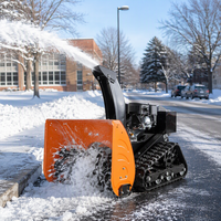 Souffleuse à neige télécommandée commerciale, machine de déneigement, charrue à neige, moteur Loncin 420cc 15HP EPA, pour routes municipales