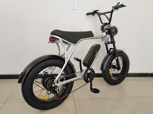 Bicicleta eléctrica ZUKKA para adultos, bicicleta de Cross eléctrica con motor de accionamiento trasero 500W, bicicleta de cross de neumático grueso de 20" - Product Image 2